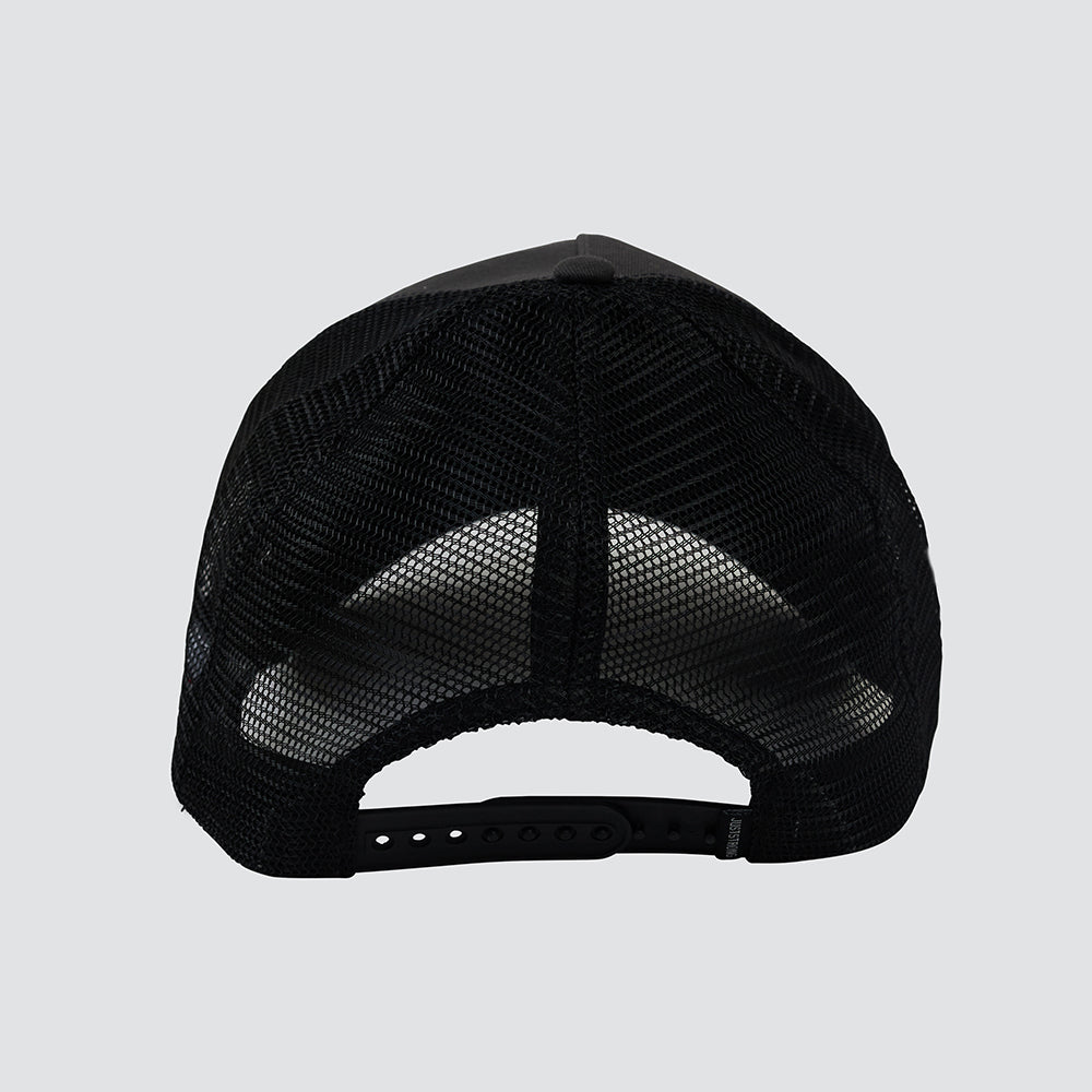 Washed Black Trucker Cap