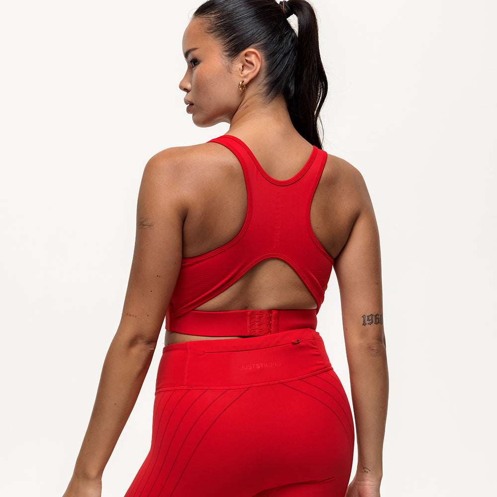 Agility Workout Bra - Ruby Red