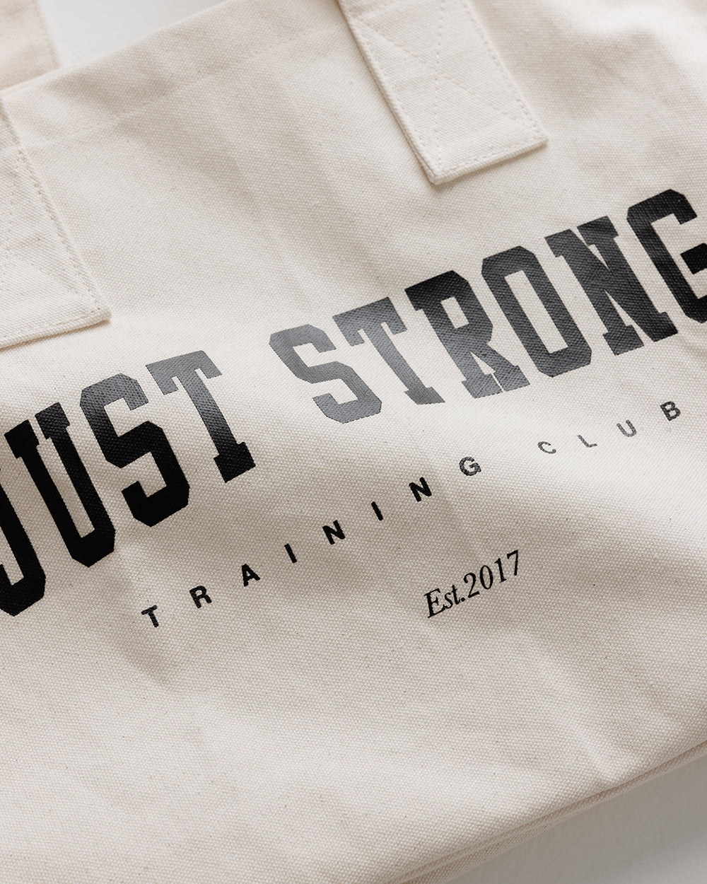 Just Strong Tote Bag - Natural Stone