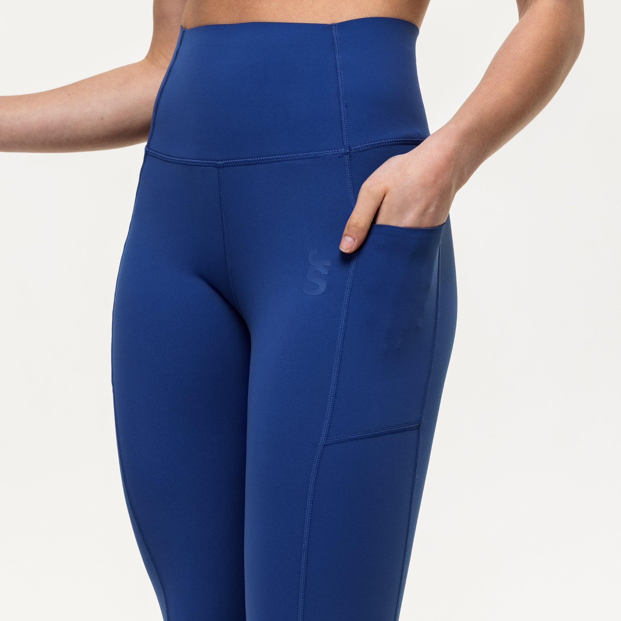 Sculpt 7/8 High Rise Training Leggings - Indigo