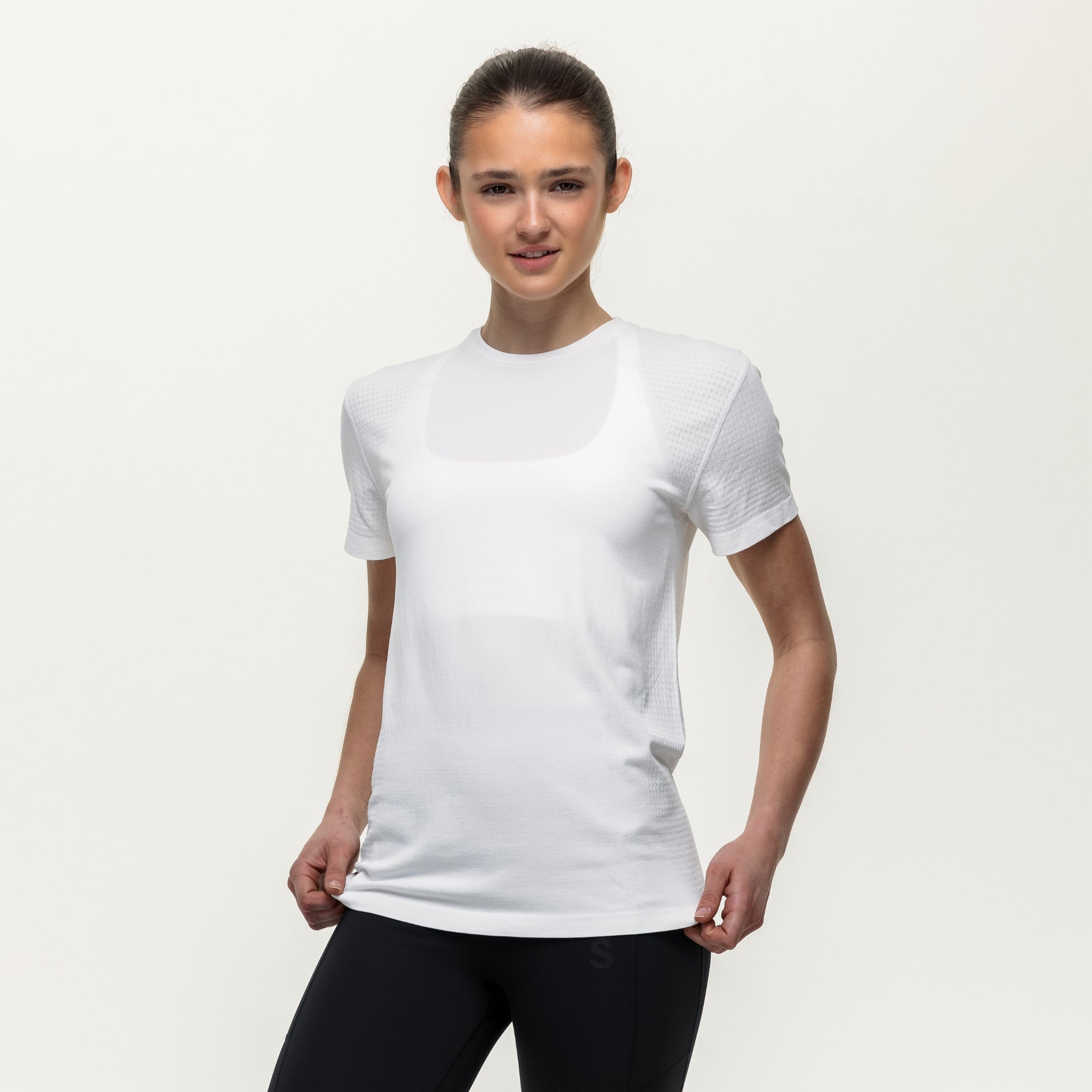Seamless Performance Training Tee - White