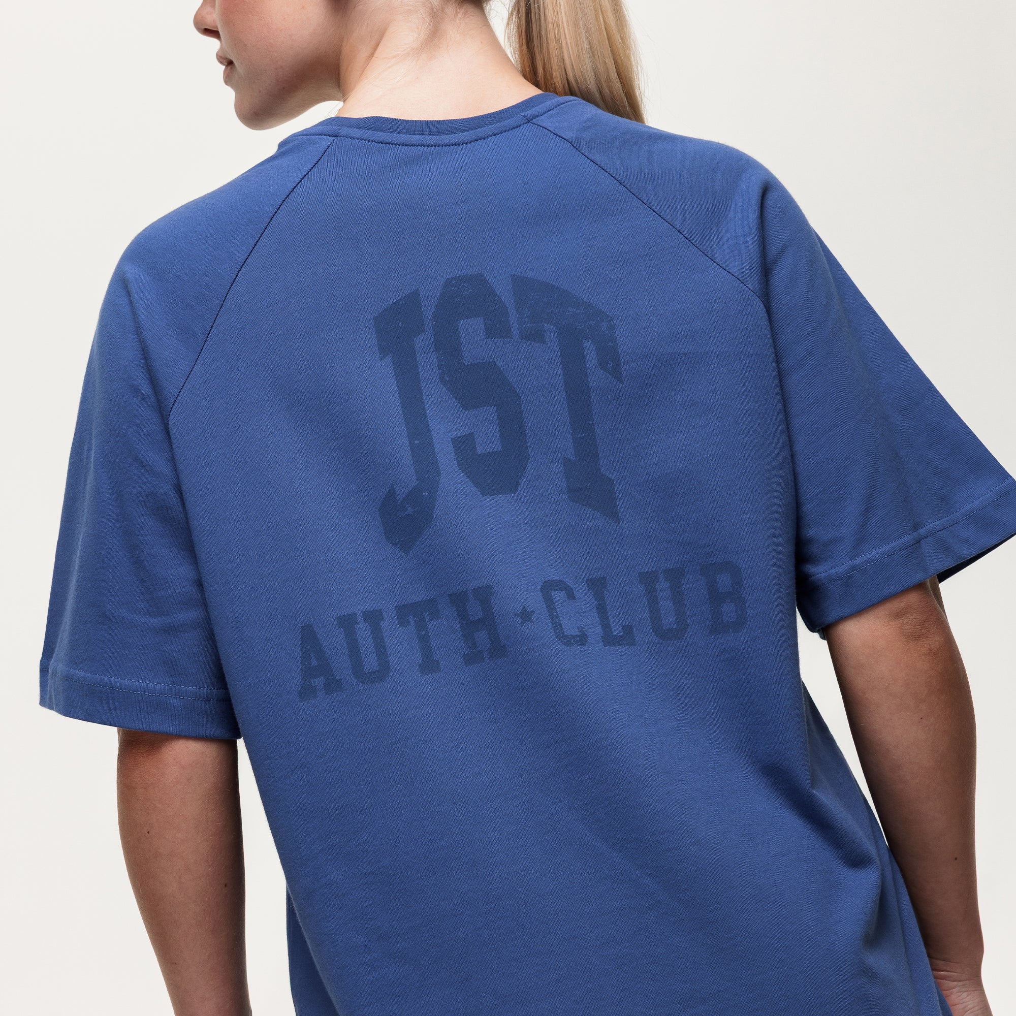 Laid Back Over Sized Tee - Vintage Indigo