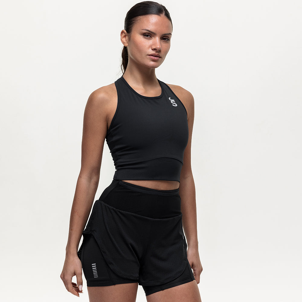 Run Mesh 2-in-1 Short - Black Onyx