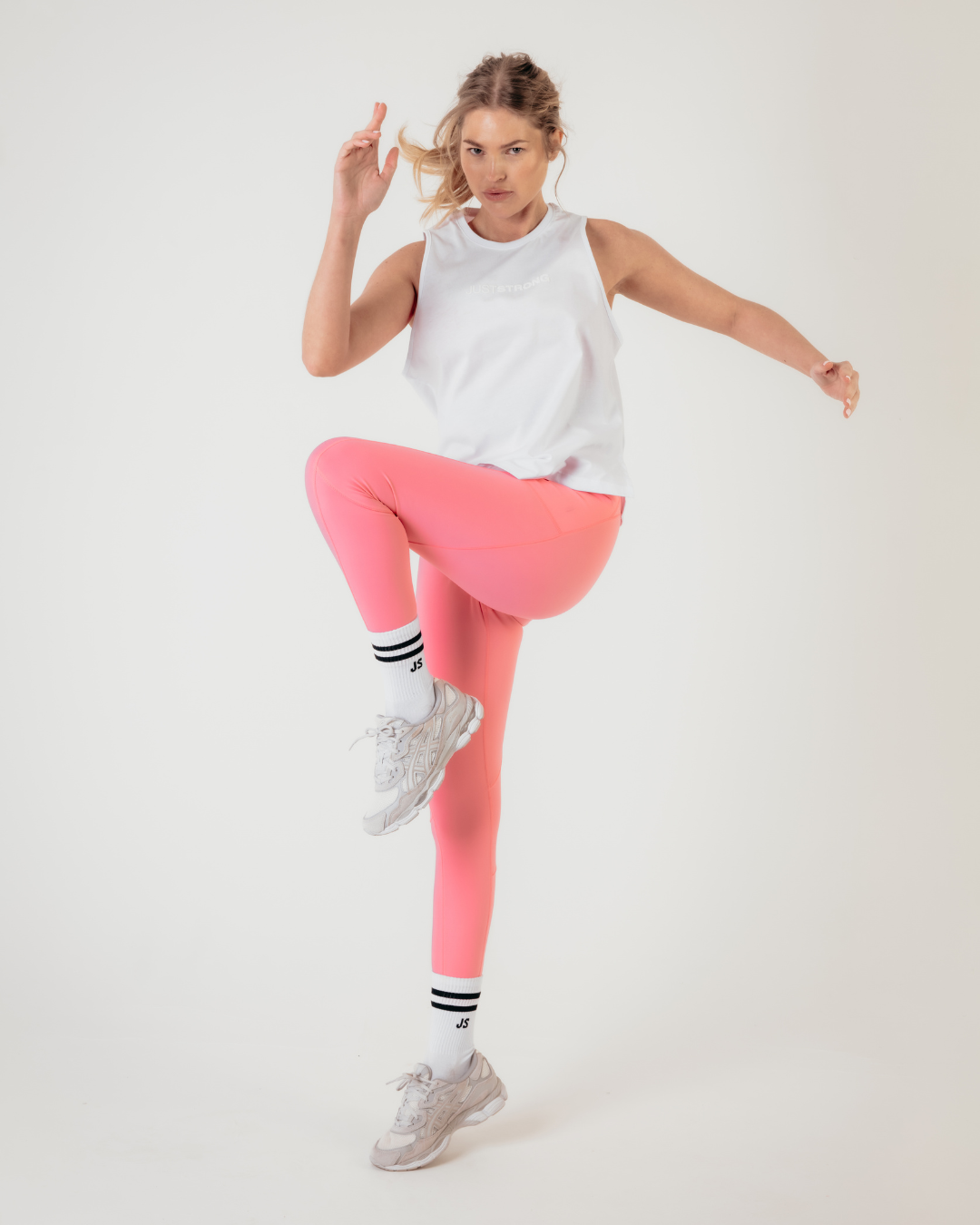 Just Strong Tank - White