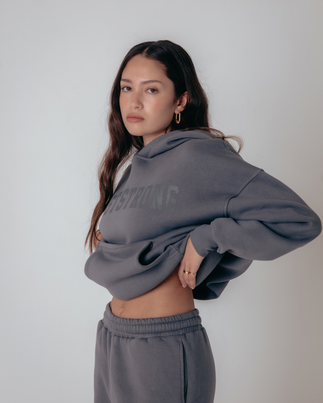 Essentials Oversized Hoodie - Graphite
