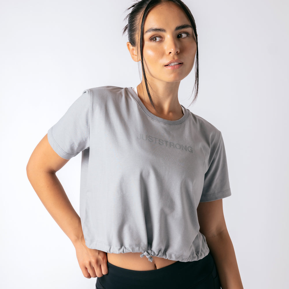 Everyday Drawstring Tee - Shadow Grey