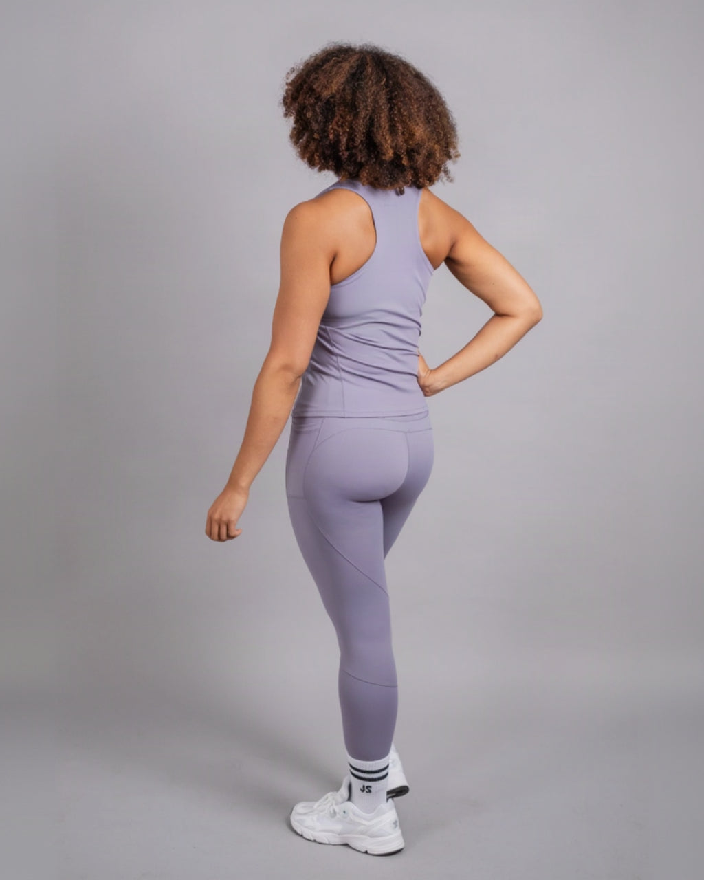 Racer Back Tank - Purple Ash