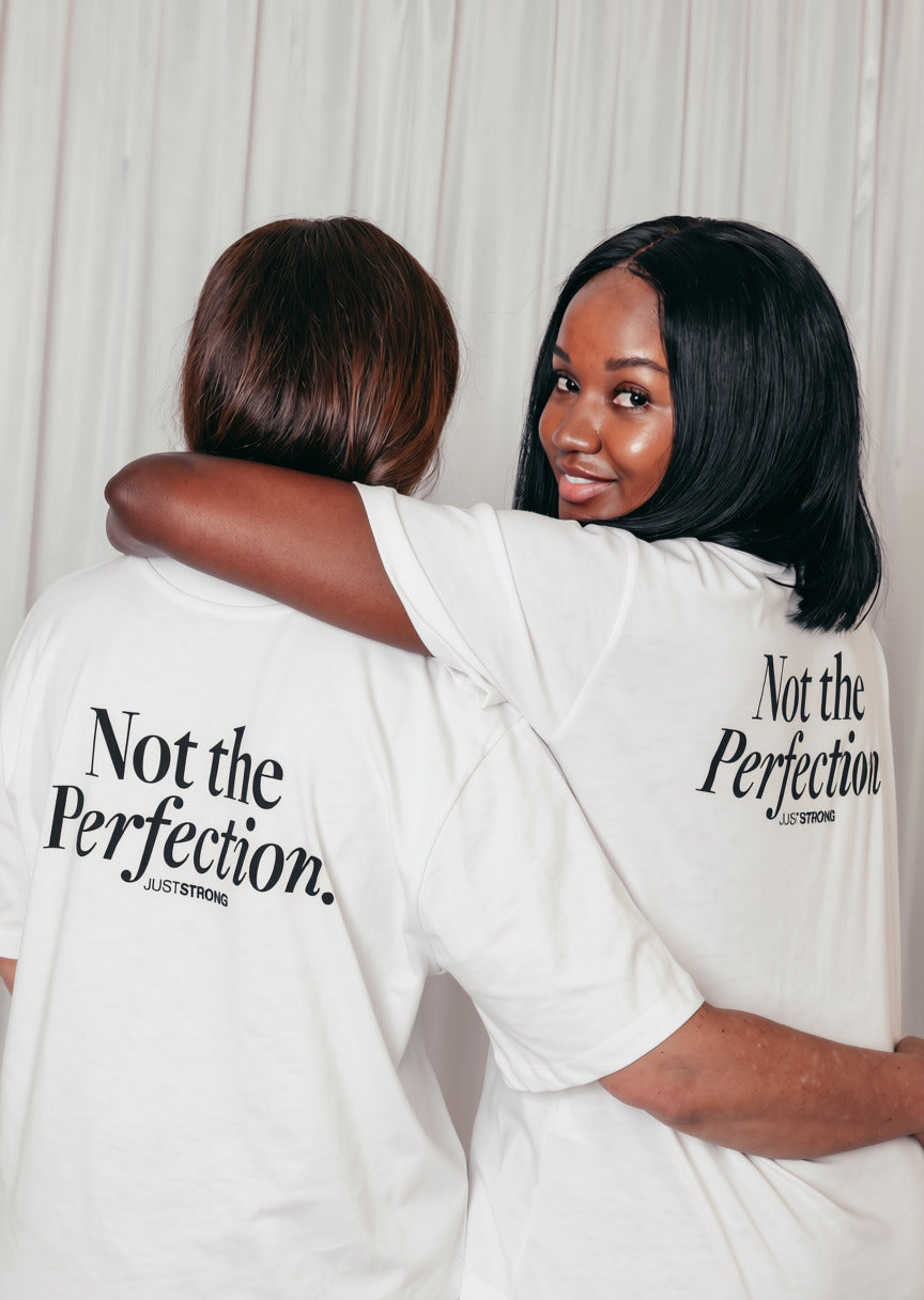 Progress Boyfriend Tee - White/Black