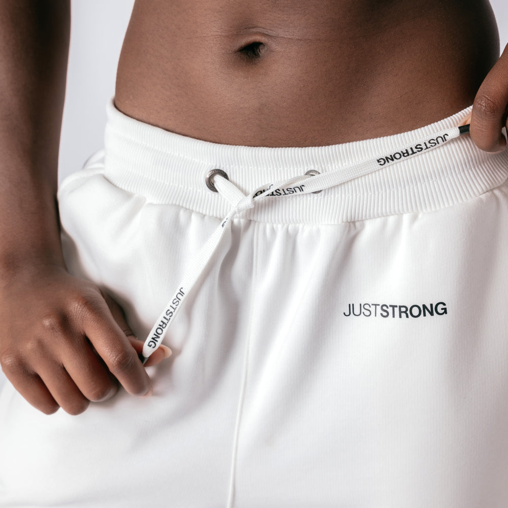 Cargo Joggers - Ivory White