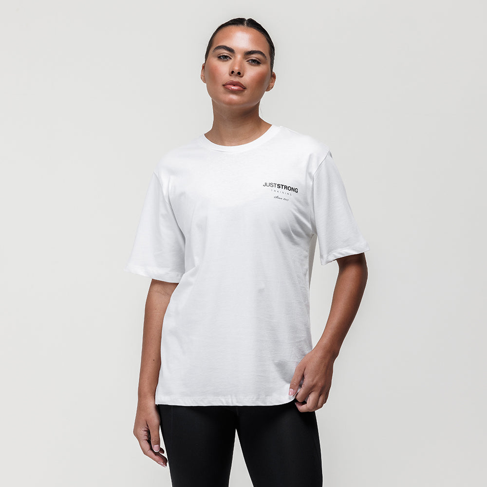 Motion Boyfriend Life Heavy Graphic Tee - Off White