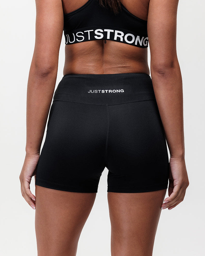 Motion High Rise Hot Pants - Black